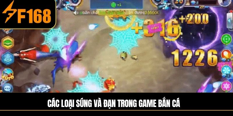 Các loại súng và đạn trong game bắn cá
