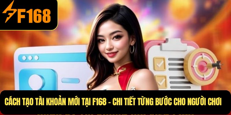 Cách tạo tài khoản mới tại F168 – Chi tiết từng bước cho người chơi